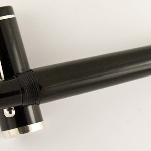 Ebonite and Argentium Silver Cartridge Rollerball