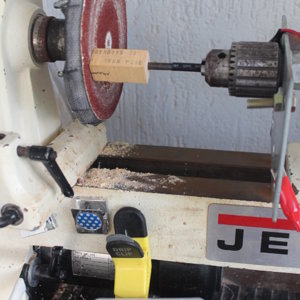 Brass tube  squaring jig for lathe electronic detection DIY