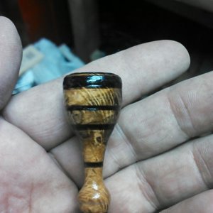 chestnut oak burl cup