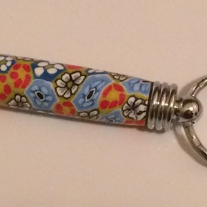 Multi Flower Key Chain
