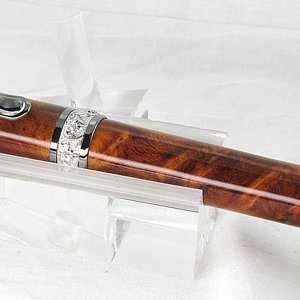 Jr Aaron - Black Ti w- X Grade Amboyna - Lg