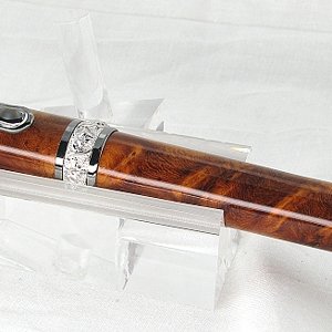 Jr Aaron - Black Ti w- X Grade Amboyna - med