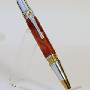 Art Deco ballpoint in Blowtorch PR blank