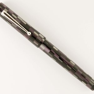 Custom Purple Mosaic Fountain Pen
