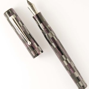 Custom Purple Mosaic Fountain Pen