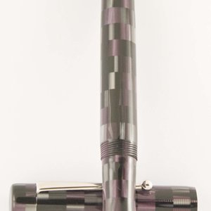 Custom Purple Mosaic Fountain Pen