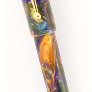 Custom Full Spectrum Lava Explosion Fountain Pen