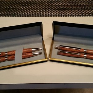 First two pen pencil sets