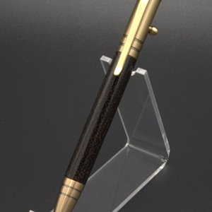 Brass Tec-Bolt - Stabilized Crosscut Black Palm