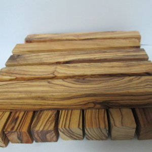 Bethlehem Olive Wood thin Pen Turning Blank 5/8"x 5/8" x 5" PREMIUM QUALITY