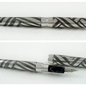 Kitless etch pattern custom pen