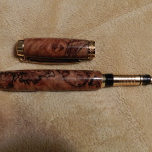 Spalted Maple Burl fountain pen