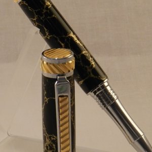 Black and gold matrix Tru-stone on an Abraham