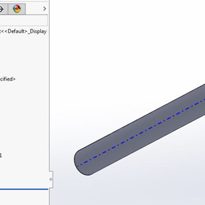 segmenting, diameter small solidworks