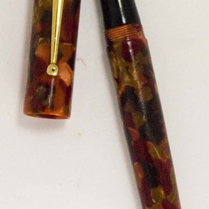 Custom Autumn Cebloplast Fountain Pen