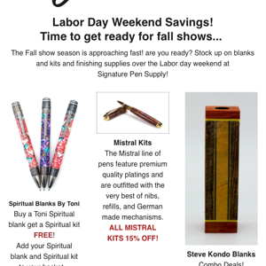 Signature Labor Day Sale