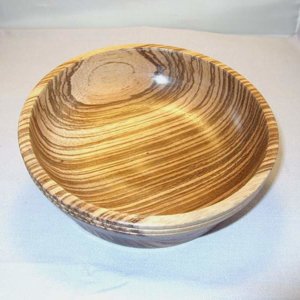 Zebrawood bowl