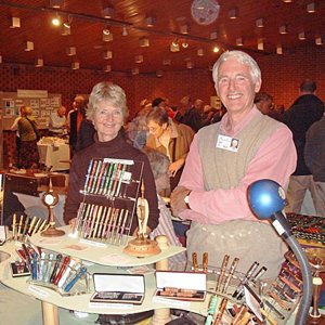 Stand at London Pen Show.