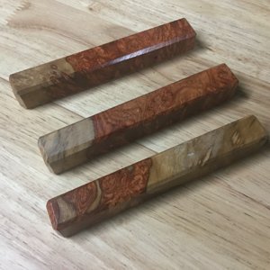 Two tone amboyna burl