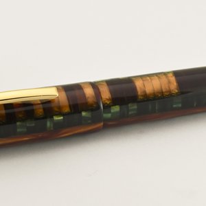 Custom Mosaic Forest Fountain Pen