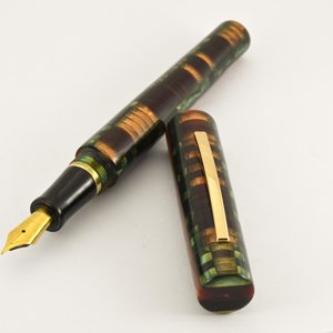 Custom Mosaic Forest Fountain Pen