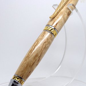 Masur birch and a segmented design cigar pens