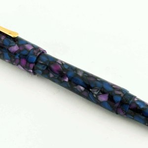 Custom Cobalt Amethyst Fountain Pen