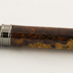 Honduran Rosewood Burl Vertex Fountain Pen