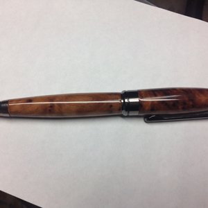 Gun Metal Euro with Thuya Burl