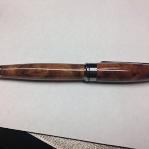 Gun Metal Euro with Thuya Burl