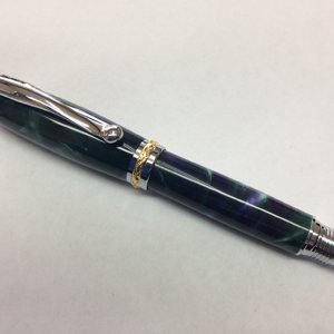 Green & Violet Triton Rollerball