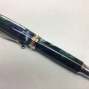 Green & Violet Triton Rollerball