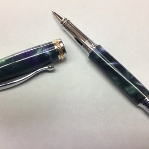 Green & Violet Triton Rollerball