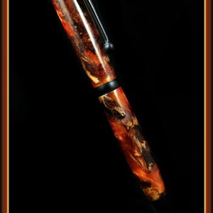 Black Comfort Pencil & Bits of Pine Cone Cast