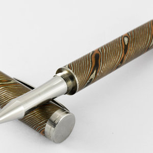 Triple Twist Mokume Gane  Rollerball