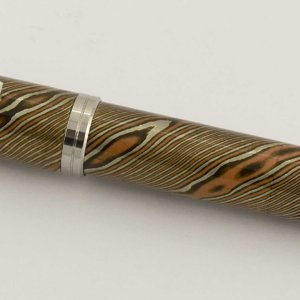 Triple Twist Mokume Gane  Rollerball