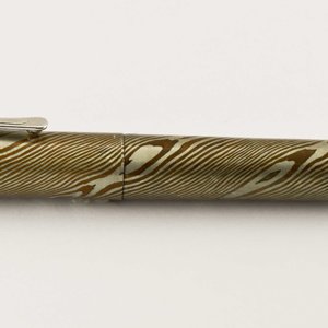 Custom Double Twist Mokume Gane Fountain Pen