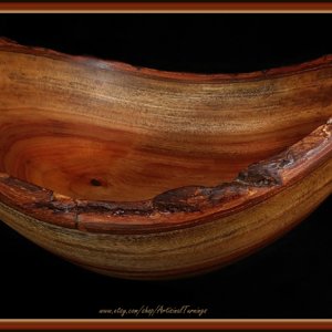 Natural Edge Camphor Bowl