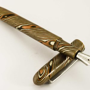 Custom Mokume Gane Classic Fountain Pen