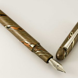 Custom Mokume Gane Classic Fountain Pen