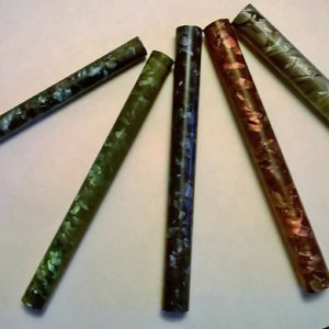 cellulose acetate blanks and conway stewart nips.
