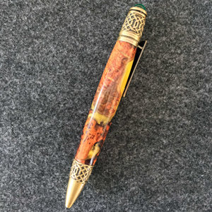 Celtic Pen with Cherry Burl Hybrid Blank