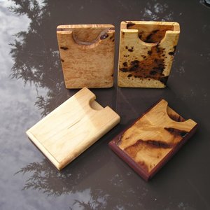 Business card holders.