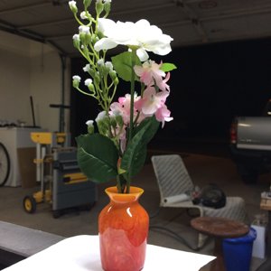 Pink Sunrise Twig Pot