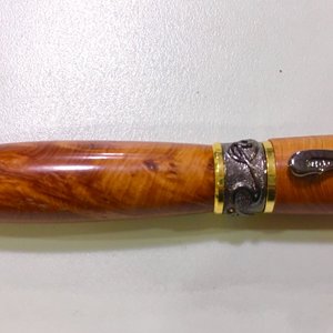 Alligator Juniper Burl on a Noveau Scepter