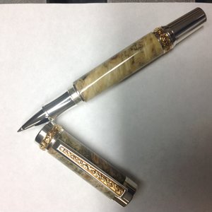 Cambridge hybrid in buckeye burl