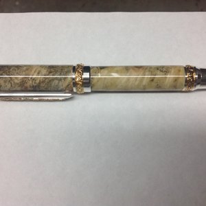 Cambridge hybrid in buckeye burl