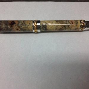 Cambridge hybrid in buckeye burl