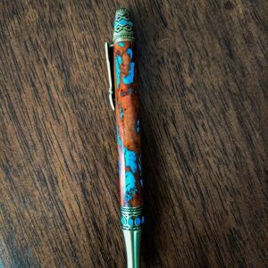 Turquoise Inlay Southwest Mesa