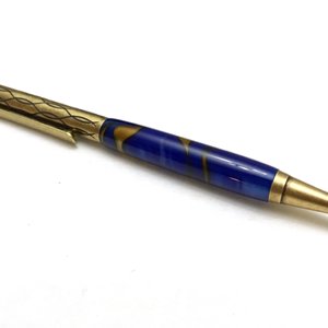 Antique brass gentry ballpoint pen
